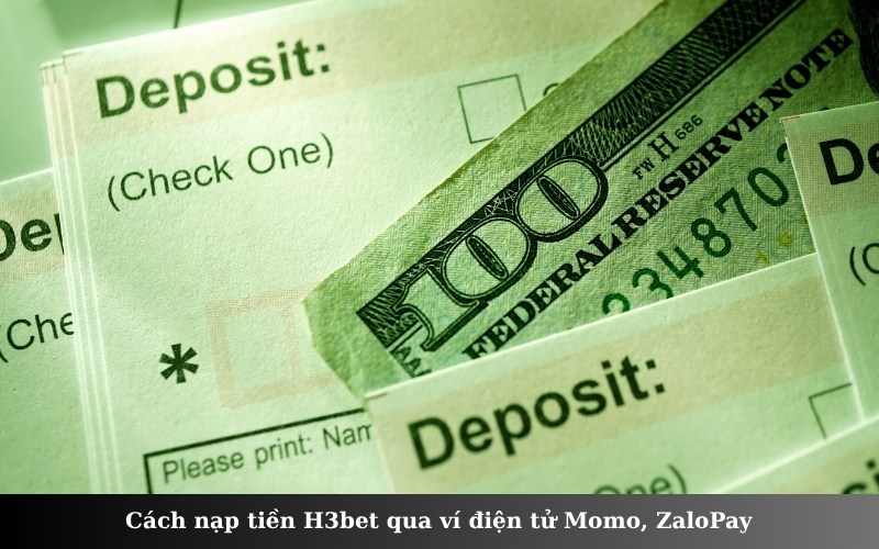Cách nạp tiền H3bet qua ví điện tử Momo, ZaloPay